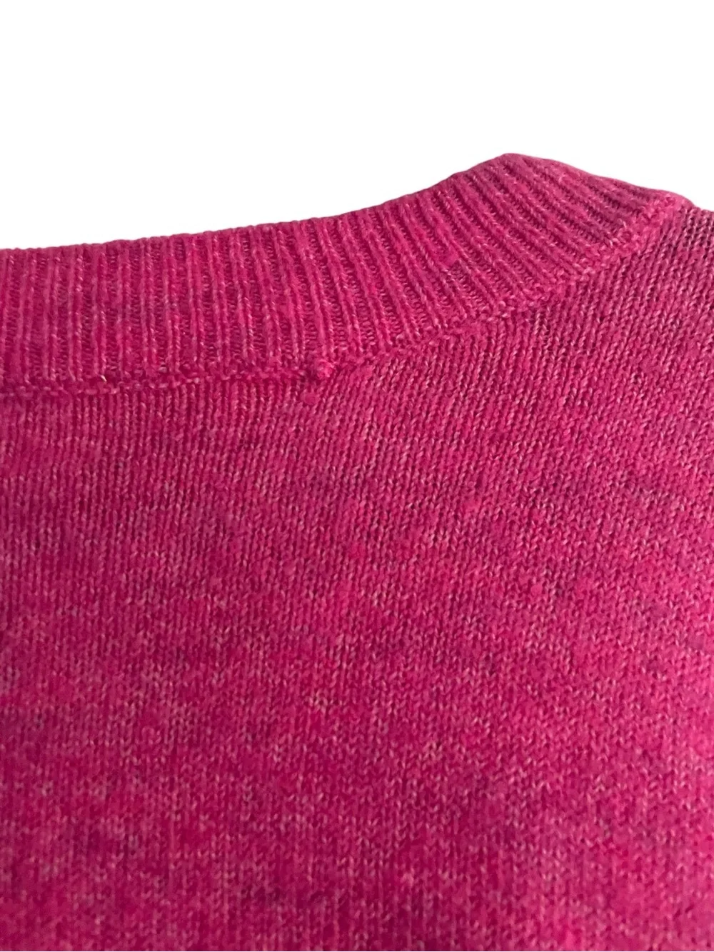 Vince Camuto  Pink Heart Crewneck Sweater EUC